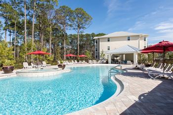 Sparkling swimming pool