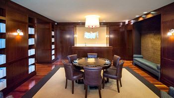 Billiards lounge and library