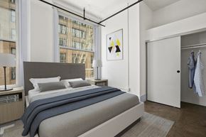 Los Angeles apartment for rent - Apartments Downtown LA - Santa Fe Lofts - Spacious Bedroom with Large Closet and Oversized Windows