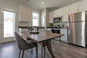 North Las Vegas townhouse for rent - Open-concept dining and kitchen in North Las Vegas home for rent