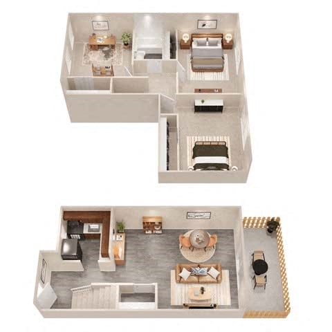 Floor plan for 3 beds, 1 bath, 930 sqft
