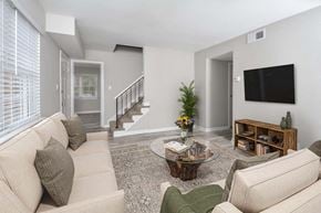 Newport News apartment for rent - a living room with a couch and a television