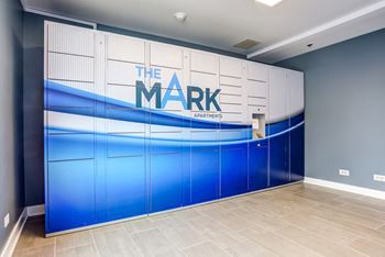 Secured package lockers through luxer one