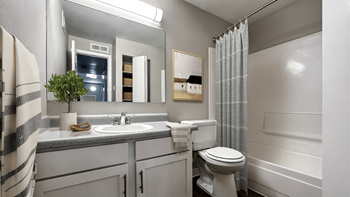 Platinum collection all classic features plus: sleek plank flooring, resurfaced countertops, upgraded cabinetry and hardware, black kitchen appliances, updated led lighting, contemporary wall paint, and more!