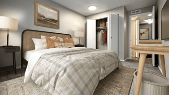 Platinum collection all classic features plus: sleek plank flooring, resurfaced countertops, upgraded cabinetry and hardware, black kitchen appliances, updated led lighting, contemporary wall paint, and more!