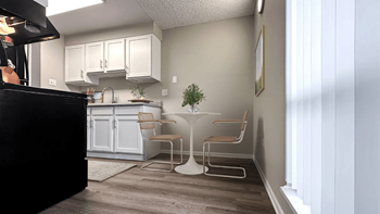 Platinum collection all classic features plus: sleek plank flooring, resurfaced countertops, upgraded cabinetry and hardware, black kitchen appliances, updated led lighting, contemporary wall paint, and more!