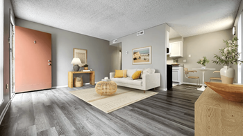 Platinum collection all classic features plus: sleek plank flooring, resurfaced countertops, upgraded cabinetry and hardware, black kitchen appliances, updated led lighting, contemporary wall paint, and more!