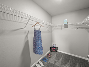 Holly apartment for rent - walk-in closet in apartment bedroom in Holly, Michigan