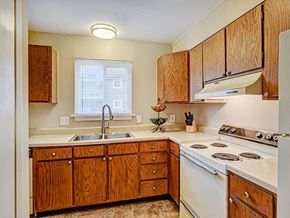 Greenville apartment for rent - kitchen at Southgate apartments