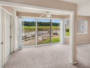 Norton Shores apartment for rent - Sliding Glass Doors leading to apartment patio