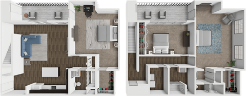 Floor plan for 3 beds, 3 baths, 1810 sqft