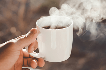 Complimentary coffee bar