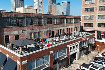 Rooftop patio