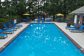 Resort-style swimming pool