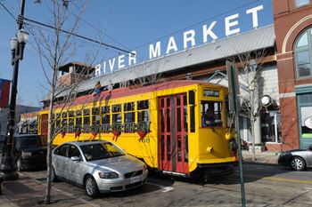 Located in river market