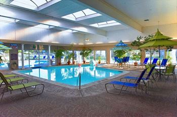 Heated indoor/outdoor pool