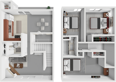 Floor plan for 3 beds, 1.5 baths, 1910 sqft