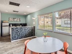 Canon City apartment for rent - Clubhouse with table and kitchen area