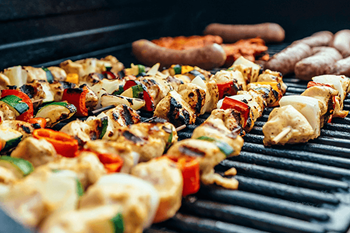 Stainless steel grill stations