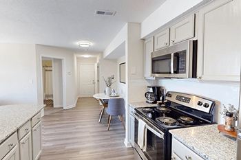 Stainless steel kitchen appliances