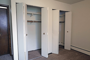 Ample closet space