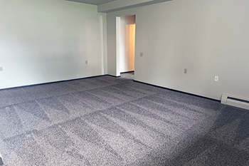 Cozy, plush carpeting