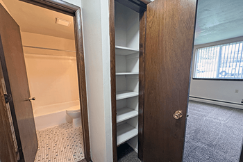 Ample closet space