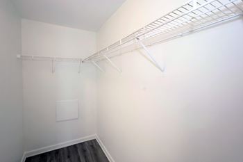 Large, walk-in closets