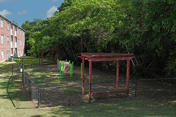 Enclosed dog park