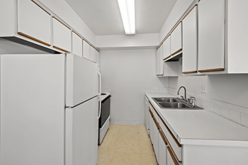 White cabinets