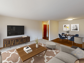 Southfield apartment for rent - Spacious living room and dining area in Southfield, Michigan