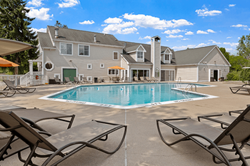 Outdoor pool and spa