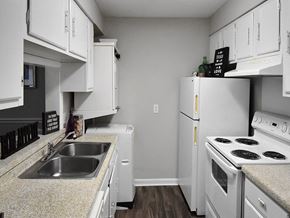 Little Rock apartment for rent - modern-style kitchen with efficient appliances