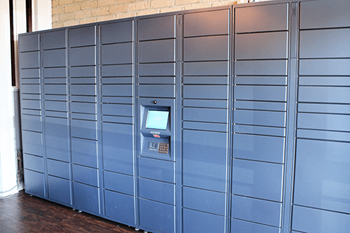 Amazon package locker system