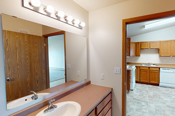 Well-lit vanities