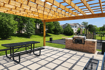 Community grilling pavilion