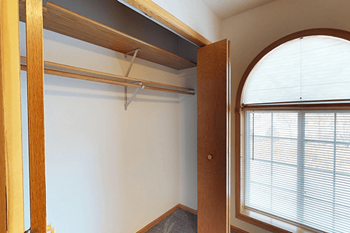 Spacious closets