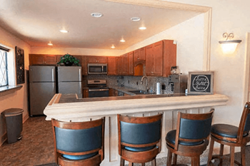 Clubhouse with fully equipped kitchen