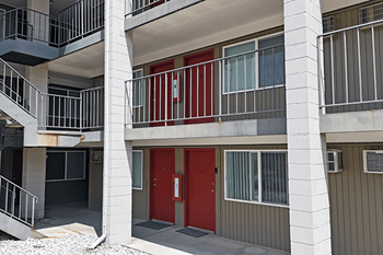 Private balcony or patio
