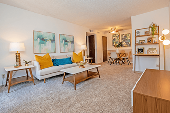 Plush carpeting