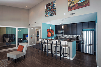 Spacious clubhouse