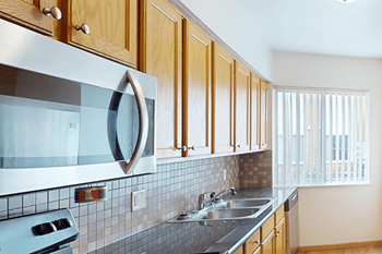 Microwave in select homes