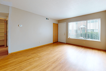 Spacious living and dining