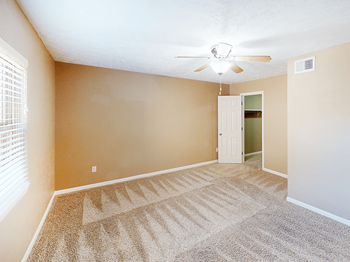 Plush carpeting
