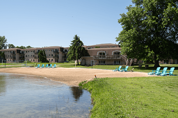 Beachfront community on a private 28-acre lake