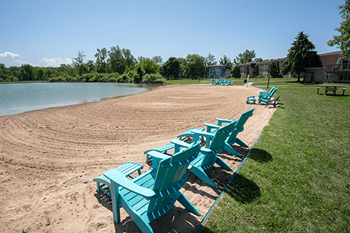 Beachfront community on a private 28-acre lake