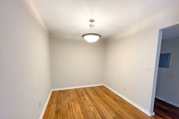 Separate dining area