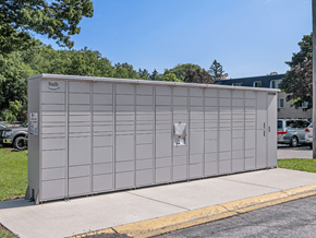 St. Joseph apartment for rent - a large metal building with a sign on the side of it