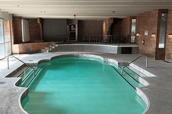 Heated indoor swimming pool and spa