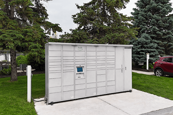 Amazon hub for 24/7 package receiving